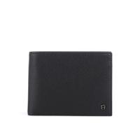 AIGNER Theo Geldbörse Leder 12 cm black (TAS015608) schwarz