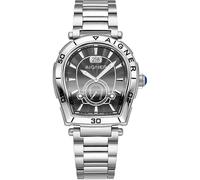 Aigner Trapani AGW.262002 A26202 99-0007 schwarz silber Edelstahl Herren Uhr NEU