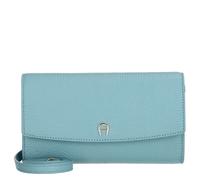 AIGNER Fashion Clutch Geldbörse Leder 12.5 cm aquamarine blue (TAS031112) blau
