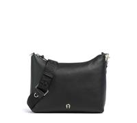 AIGNER Zita Umhängetasche Leder 27 cm schwarz