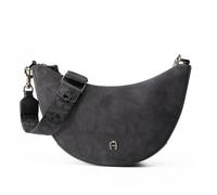 AIGNER Zita Umhängetasche Leder 30 cm grau