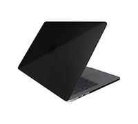 aiino Glossy - Schutzhülle für MacBook Pro 13 Zoll (2020/2022), ultraschlankes und Robustes Gehäuse, Kunststoff-Hartschalengehäuse mit Bildschirmschutz und Tastaturabdeckung - Schwarz