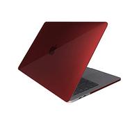 aiino Glossy - Schutzhülle für MacBook Pro 13 Zoll (2020/2022), ultraschlankes und Robustes Gehäuse, Kunststoff-Hartschalengehäuse mit Bildschirmschutz und Tastaturabdeckung - Rot