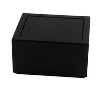 Ailan Robuste Schmuckschatulle zur Aufbewahrung und Präsentation von Manschettenknöpfen. Stilvolle, schwarze Reise Schmuckschatulle mit Manschettenknopf Organizer. Klein,
