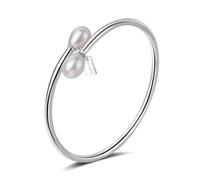 Ailoria MASA Armreif Silber/weiße Perle onesize Damen