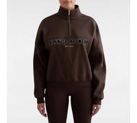 Aim'n Half Zip Varsity Sweat Chocolate M