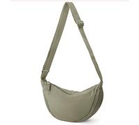 AiNinXun Half Moon Bag Damen Halbmond Tasche Crossbody Bag Moonbag Cross Body Bag Women Crossbag Nylon Tasche Herren Crossover Bag Bauchtasche Umhängetasche Schultertasche Hobo Shoulder Bag Bodybag