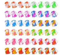 Ainiv Pop Push It Schlüsselanhänger, Mini Silikon Schlüsselbund | Poppet Bubble Finger Keychain, Lustiges Interaktives Stress Keychain für Erwachsene