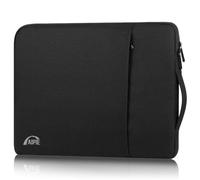 AIPIE Laptoptasche 13 13,3 13,6 Zoll für MacBook Air M2 M1, MacBook Pro M2 M1 Tasche 34cm x 25,5cm Laptophülle mit Griff 2 Fach Passt Surface pro Notebooktasche 12" iPad Hülle, Schwarz