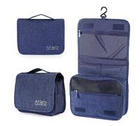 AiQInu Kulturbeutel zum Aufhängen, Kulturtasche Unisex Faltbare Waschtasche Kosmetiktasche Reisezubehör mit Haken für Damen und Herren