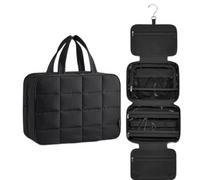 AiQInu Kulturbeutel zum Aufhängen, Kulturtasche Unisex Faltbare Waschtasche Kosmetiktasche Toiletry Bag mit Haken für Damen und Herren