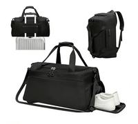 AiQInu Sporttasche Damen Herren, Sporttasche mit Schuhfach, 35L Große Sporttaschen Wasserdichtes, 3-in-1 Mehrere Fächer Gym Bag, Reisen, Wochenende, Schwimmen Fitness