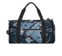 Air Force Fighter Jet Turnbeutel für Männer und Frauen, wasserdichte Turnbeutel, große Seesack für Reisen, Workout