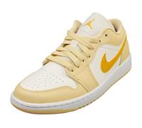 Air Jordan 1 Low DC0774-170 Damen-Sneaker, Gelb/Orange (Sail/Pale Vanilla/White/Yellow Ochre), 44 EU