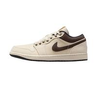 Air Jordan 1 Low Premium Herrenschuhe (IB8058-110, Pale Ivory/Off Noir/Baroque Brown), Elfenbeinfarben blass, 44 EU