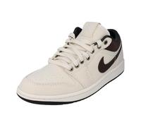 Air Jordan 1 Low Premium Herrenschuhe (IB8058-110, Pale Ivory/Off Noir/Baroque Brown), Pale Ivory/Off Noir/Barock Brown, 42 EU