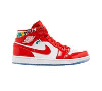 Air Jordan 1 Mid Barcelona Sweater Red Patent EU:43