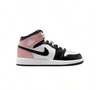 Air Jordan 1 Mid Big Kids Shoes White/Rust Pink/Black DQ8423