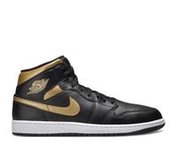 Air Jordan 1 Mid Black Metallic Gold EU:42.5