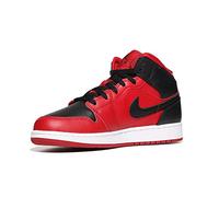 Air Jordan 1 Mid Bred Toe, Schwarz, Training Fitnessschuhe, EU 41
