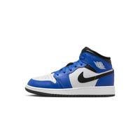 Air Jordan 1 Mid Schuh für ältere Kinder - Blau 38.5 DQ8423-402