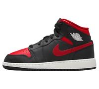 Air Jordan 1 Mid (GS) in Schwarz, Varsity Red & Sumit White, Schwarz | Varsity Red | Summit White, 5 Big Kid