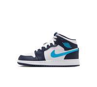 Air Jordan 1 Mid Schuh für ältere Kinder - Blau 37.5 DQ8423-404