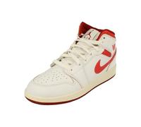 Nike Air Jordan 1 Mid SE GS Trainers FJ3464 Sneakers Schuhe (UK 5.5 us 6Y EU 38.5, White Lobster Dune red sail 160)