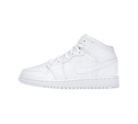 Nike Air Jordan 1 Mid (GS), Fitnessschuhe für Kinder, White 01, 38 EU
