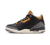 Jordan Air Jordan 3 Retro, Kleinkind/kleines Kind, Schwarz/Feuerrot/Metallic-Gold/Zementgrau, 37.5 EU