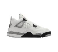Jordan 4 Retro (PS) "Summit White/Fire Red-Cement Grey-Black", Schwarz/Grau/Rot/Weiß, 12.5 Little Kid