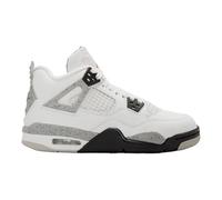 Air Jordan 4 Retro White Cement, Summit White, 5.5 Big Kid