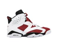 Jordan Herren 6 Retro Carmine White/Carmine-Black (CT8529 106), Weiß/Schwarz, 44 EU