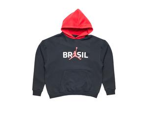 Air Jordan Brooklyn Fleece 'Brasil' Schwarz/Rot