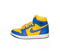 Air Jordan Leder-Sneaker ''1 Retro High'' in Gelb - Größe 36,5 | Damen Sneakers