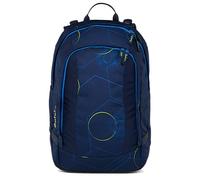 Satch air Schulrucksack ab 5. Klasse gepolstert 26L Stauraum standfest Laptopfach Blue Tech - Blau