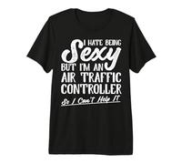 Air Traffic Controller Bekleidung - Lustiges Controller-Design Premium T-Shirt