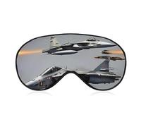 Aircraft Fighter Jets Augenmaske Schlafmaske Augenmasken für Schlaf Schlafmasken für Frauen Männer Schlafmaske Reise Augenmaske Schlafmaske Verdunkelung Lustige Schlafmaske Niedliche Schlafmaske