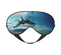 Aircraft Fighter Jets Schlaf-Augenmaske, glatt, weich, verstellbare Schattierung, Augenbinde, Augenmaske für Ausruhen, Reisen