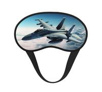 Aircraft Fighter Jets Schlafmaske für Damen und Herren, Augenmaske zum Schlafen, lichtblockierende Schlafmaske mit elastischem Band, Augenbinde für Flugschläfer, weich, atmungsaktiv,