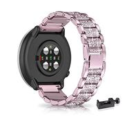 AireWiki Armband Kompatibel mit Polar Ignite 3/ Ignite 2/ Ignite/Polar Unite/Polar Pacer Armband Edelstahl Für Herren Damen Elegant Metall Uhrenarmband (Rosé)