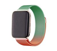 AireWiki Metall Armband Kompatibel mit Oppo Watch 41mm/46mm Armband Edelstahl Bunt Ersatz Mesh mit Magnetische Für Herren Damen Uhrenarmband Für Oppo Watch 41mm/46mm (E,41mm)
