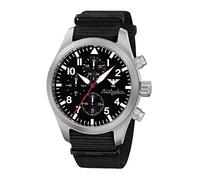 Airleader Steel Chronograph KHS.AIRSC.NB Edelstahl, Natoband schwarz, KHS Tactical Watch, Einsatzuhr, Fliegeruhr
