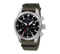KHS - Herrenarmbanduhr - Airleader Steel Chrono Natoband - KHS.AIRSC.NSGO