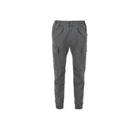 Cargohose ALPHA INDUSTRIES "Airman Pant", Herren, Gr. 31, Normalgrößen, grau (vintage grau), Obermaterial: 98% Baumwolle, 2% Elastan; Futter: 100% Baumwolle, Hosen Cargohose (69393768-31) vintage grau