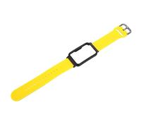 Airshi Uhrenarmband, 20 Mm, Wasserdichtes, Atmungsaktives, Weiches Silikon-Uhrenarmband mit Hülle für Free (Gelbe + Schwarze Schale)