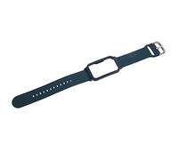 Airshi Uhrenarmband, 20 Mm, Wasserdichtes, Atmungsaktives, Weiches Silikon-Uhrenarmband mit Hülle für Free (Mitternachtsblau + Blaue Muschel)