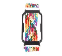 Airshi Uhrenarmband-Ersatz, Uhrenarmband, Entfernen, Verstellbare Größe, Elastisch, Waschbar für Ausflüge für Herren (Bunt mit schwarzem Rahmen)