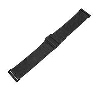 Airshi Uhrenarmband für Spartan Hr 7/D5i, Gestrickt, Gewebt, Bequemes Uhrenarmband mit Doppelter Schließe (Schwarz)