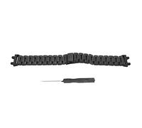 Airshi Uhrenarmband, Größenversteller, Werkzeug Zum Entfernen von Uhrengliedern, Rostfrei, Doppelfaltschließe, Ersatzarmband aus Edelstahl für Perfekte Passform. (Schwarz)